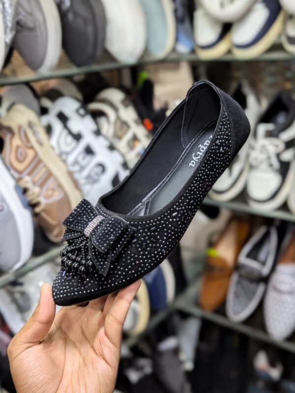 Black Flat Party Shoe