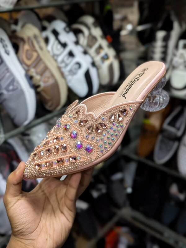 Crystal Heel Party Shoe